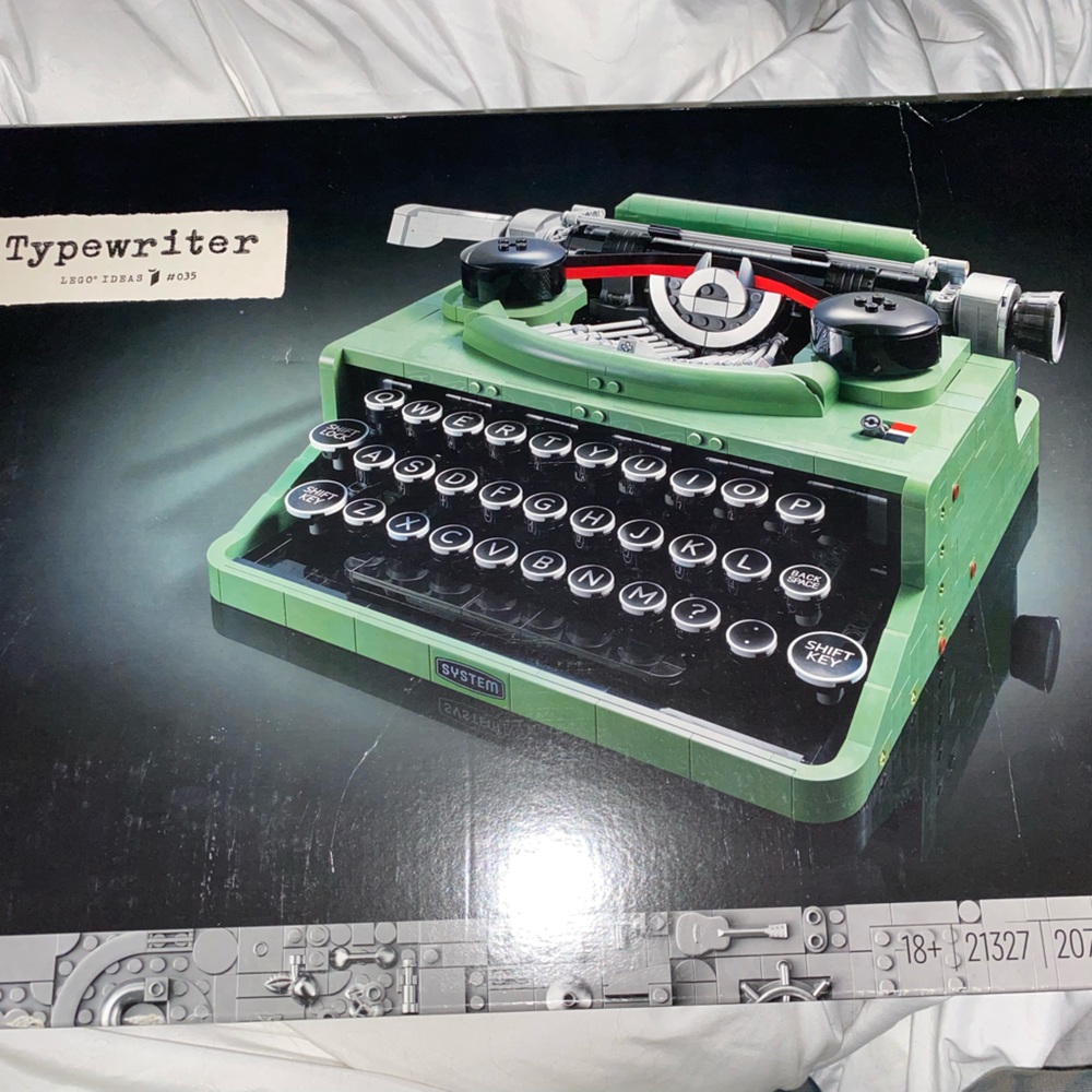 NIB Lego 21327 Typewriter